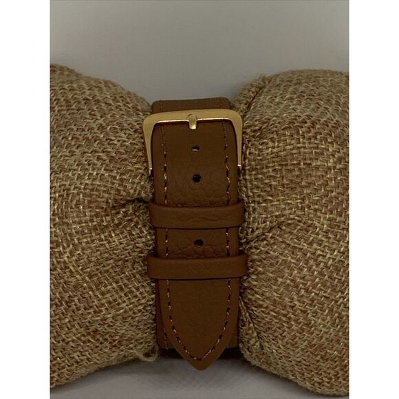 Michael Kors Runway MK3314 Women's Brown Leather Analog Dial Quartz Watch WFH175 - Picture 5 of 11